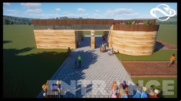 Planet Zoo Speedbuild - Modern Entrance Part 1