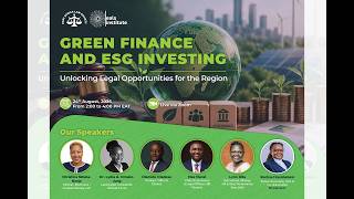 Green Finance and ESG Investing: Unlocking Legal Opportunities for the Region News
