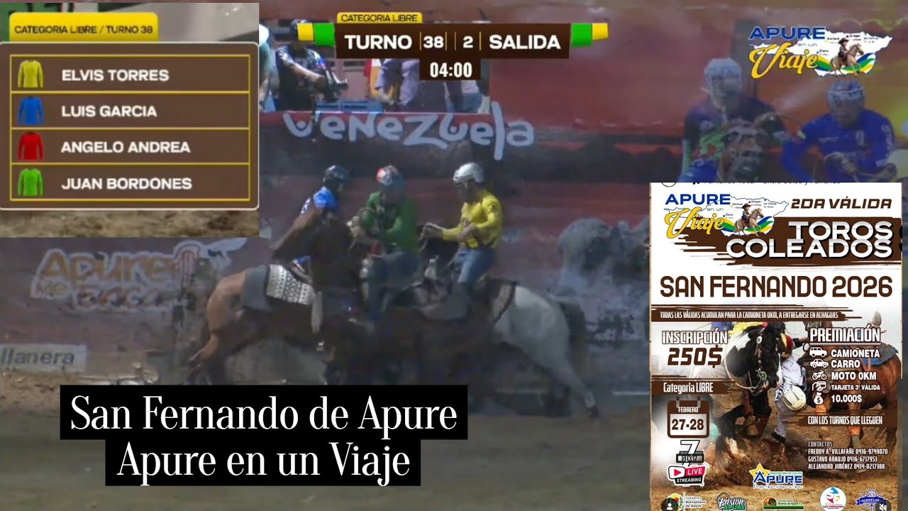 Apure en un Viaje, Turno 32, Salida 2, Día Sabado