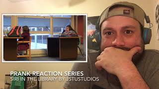 Prank Reaction Request to Siri in the Library