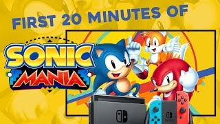 6 Minutes of Sonic Mania Gameplay on Nintendo Switch - E3 2017 