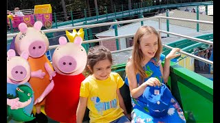 Peppa Pig world with my Sister