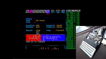 Sizif-512 ZX Spectrum clone playing music from SD