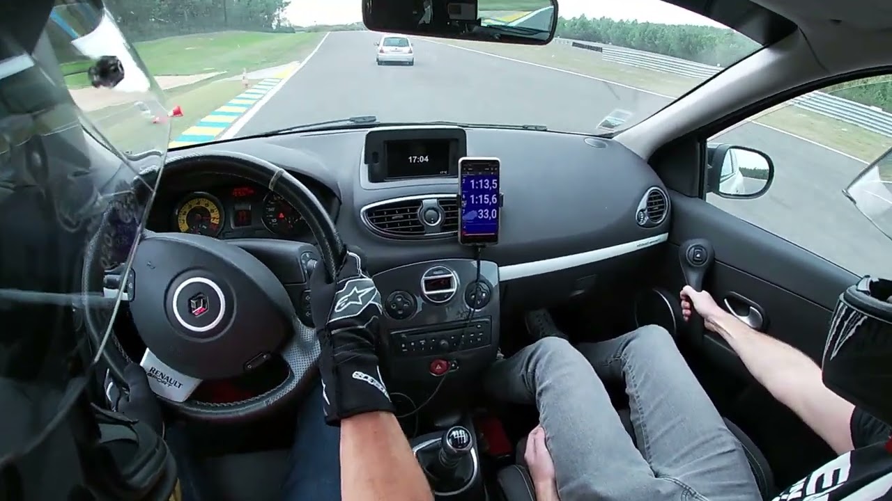 Clio 3 RS 2, circuit de Haute Saintonge 2023 10 14, Episode 3 Machou!