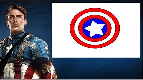 Drawing Captain America Shield | Python turtle.