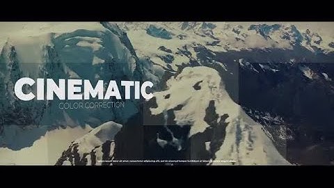 Cinematic Demo Reel Premiere Pro Templates