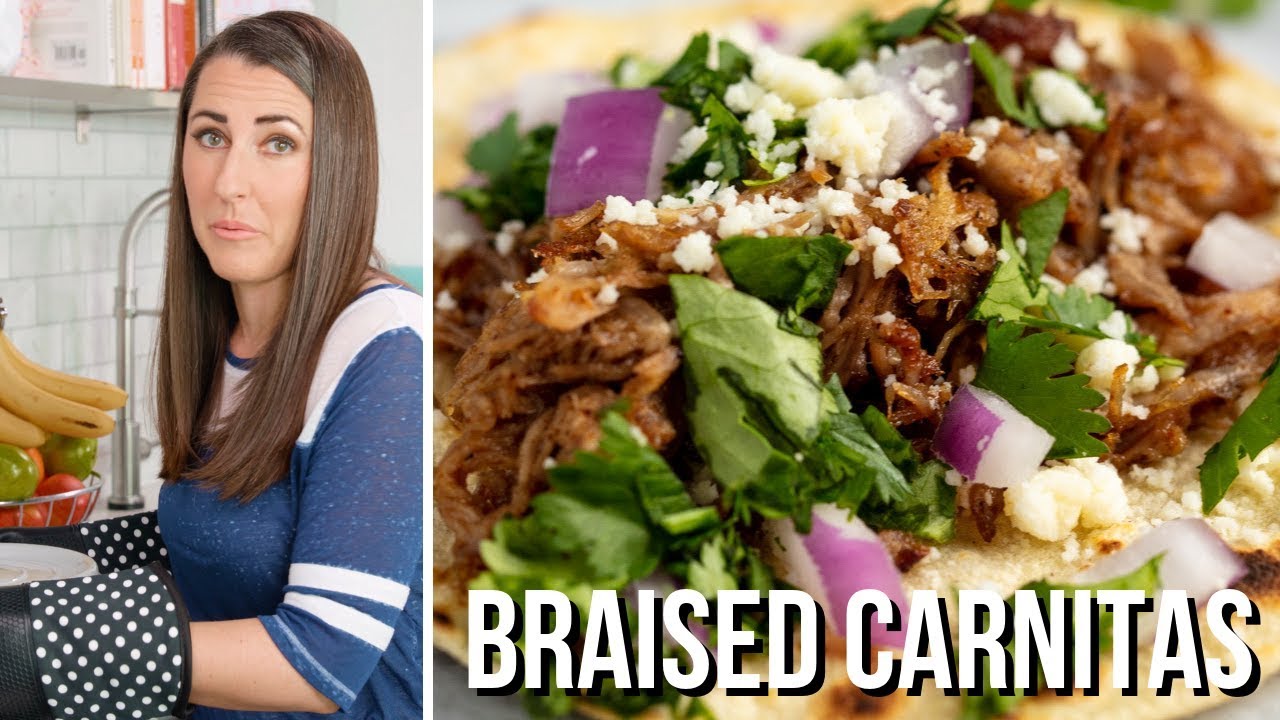 How To Make Beer Braised Carnitas Youtube