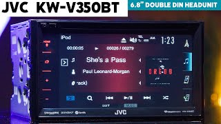 JVC KWV350BT  6.8' Double DIN DVD/CD Bluetooth Headunit