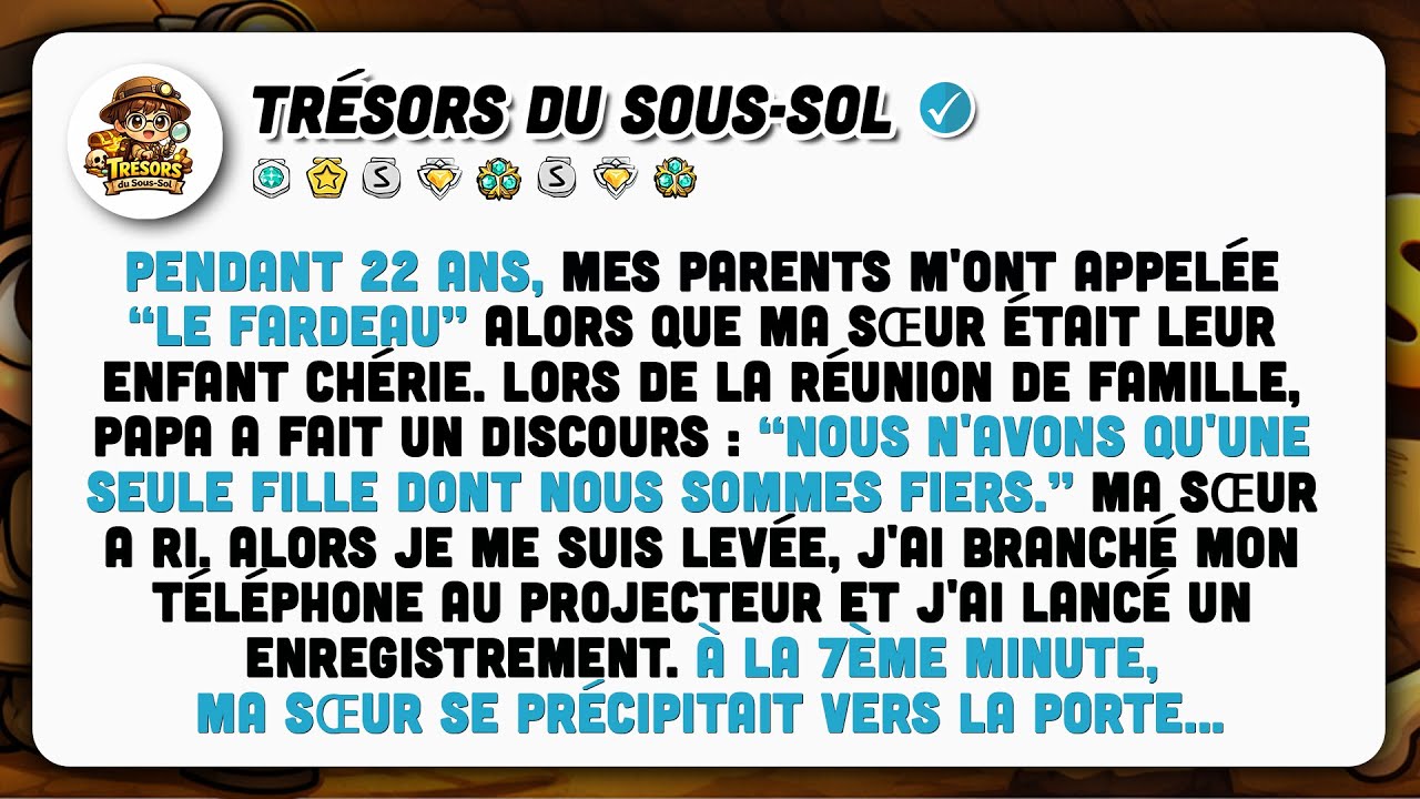 Pendant 22 Ans, J'étais Le Fardeau. L'enregistrement De La Réunion A Tout Changé.
