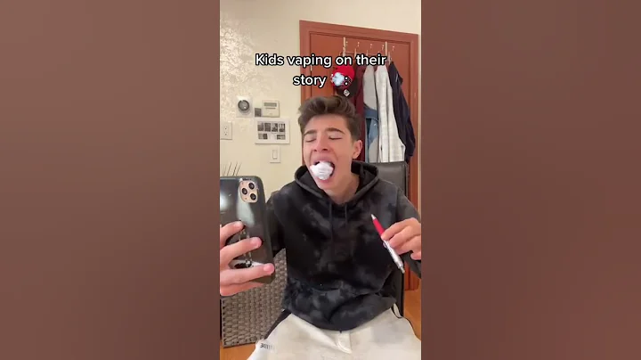 Kids vaping on their story be like… 😱🤡