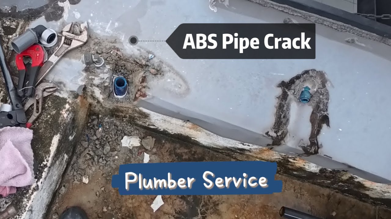 Abs pipe crack on roof top and water tank float valve replacement ...