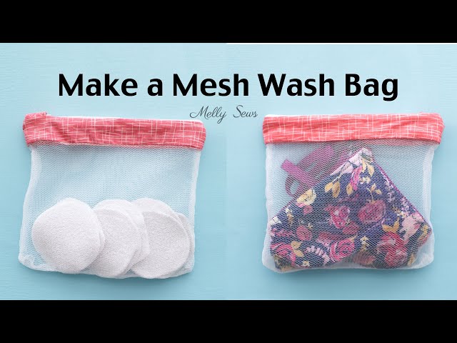 How to Sew a Wash Bag for Lingerie and more - free sewing tutorial