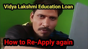 (English) how to correct vidya lakshmi education loan application form