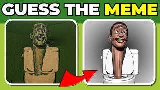 Guess The MEME by ILLUSION 🚽🐱🕺 | Squinting Your Eyes Challenge