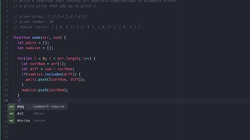 Finding all possible sums in an array - Javascript