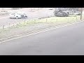Driver smashes into car and runs from scene