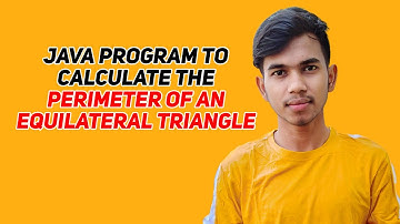 Java Program to calculate the perimeter of an equilateral triangle | Code with Aakash