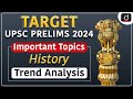 Upsc cse prelims trend analysis history target upsc 2024  drishti ias english