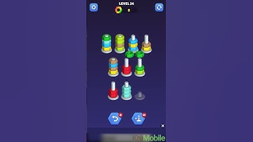 Nut Sort-Color Puzzle Game Gameplay #krumobile #games #gaming