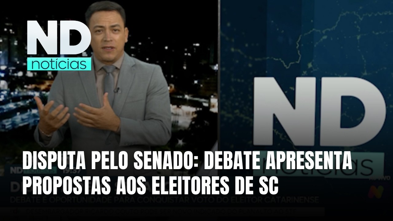 Debate ao Senado busca aproximar candidatos e eleitorado de Santa Catarina