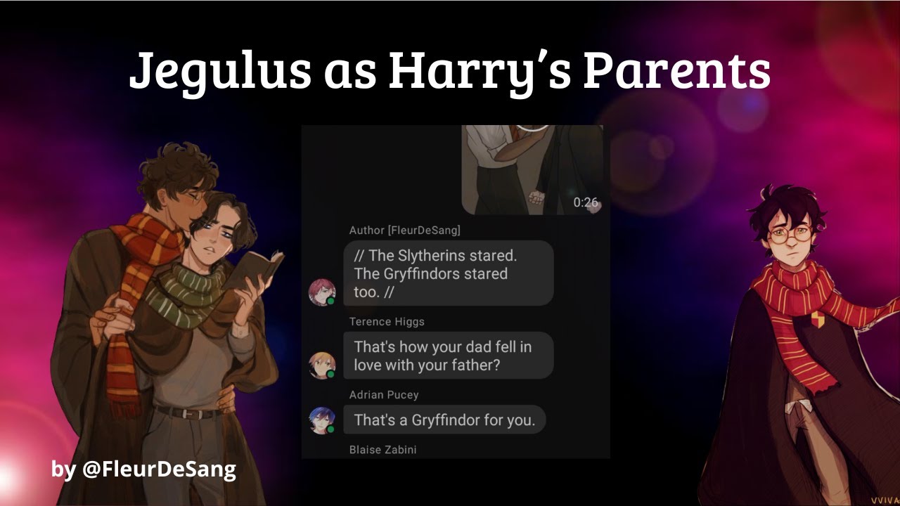 HP Characters React to Jegulus as Harry Potter's Parents 1/1 [No Angst] | Texting Story