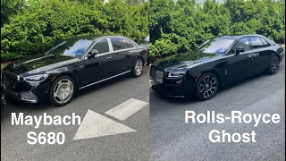 The Ultimate Comparison Test! Rolls-Royce Ghost VS Mercedes Maybach S680!
