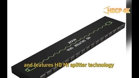 Professional 1-in 16-out 4K 60Hz HDMI Splitter