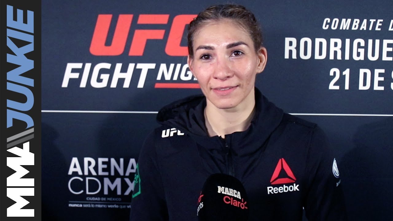 Irene Aldana Full UFC Mexico postfight media scrum YouTube