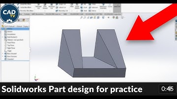 SOLIDWORKS Tutorial: Design a Mechanical Part 09 | Easy Step-by-Step Guide for Beginners
