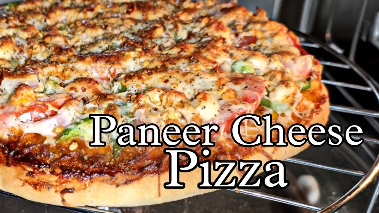 🔥 Paneer Cheese Pizza Domino's style With cookingwithruksana9562