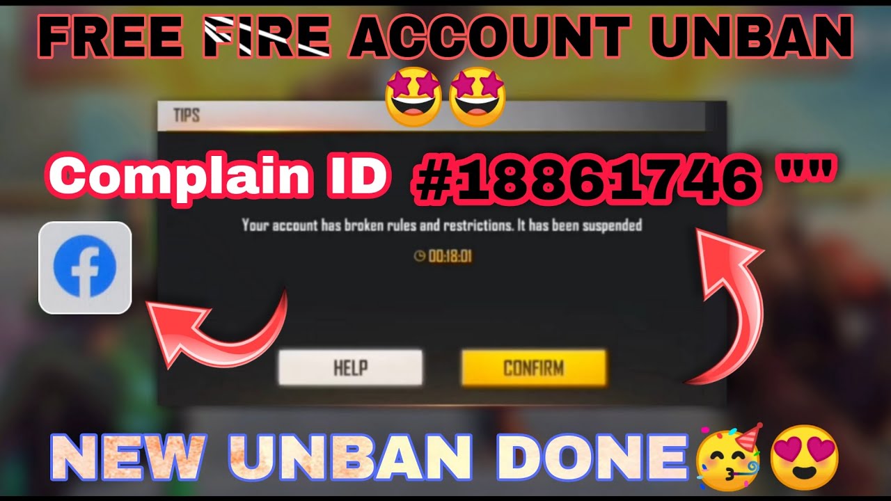 free fire unban 🤩🤩 How to unban account free fire id unban recovery🥰 freefire id kaise unban