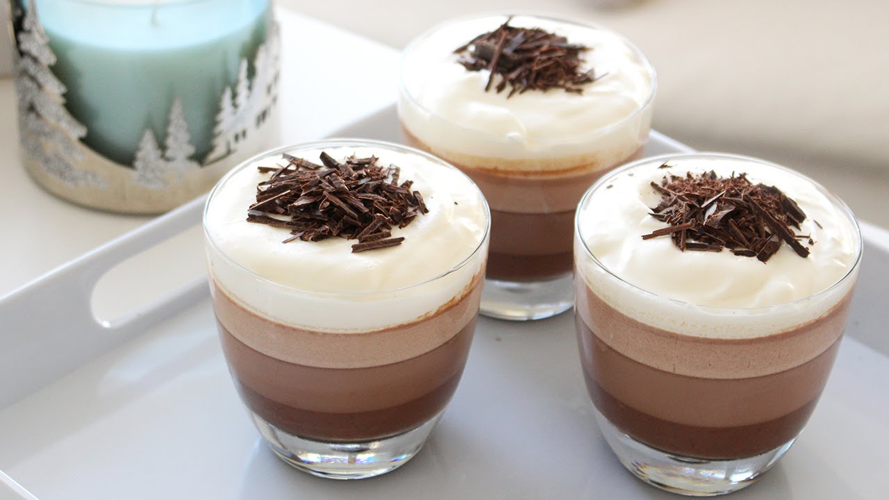 EASY Hot Chocolate Pudding Recipe | ホットチョコのプリン