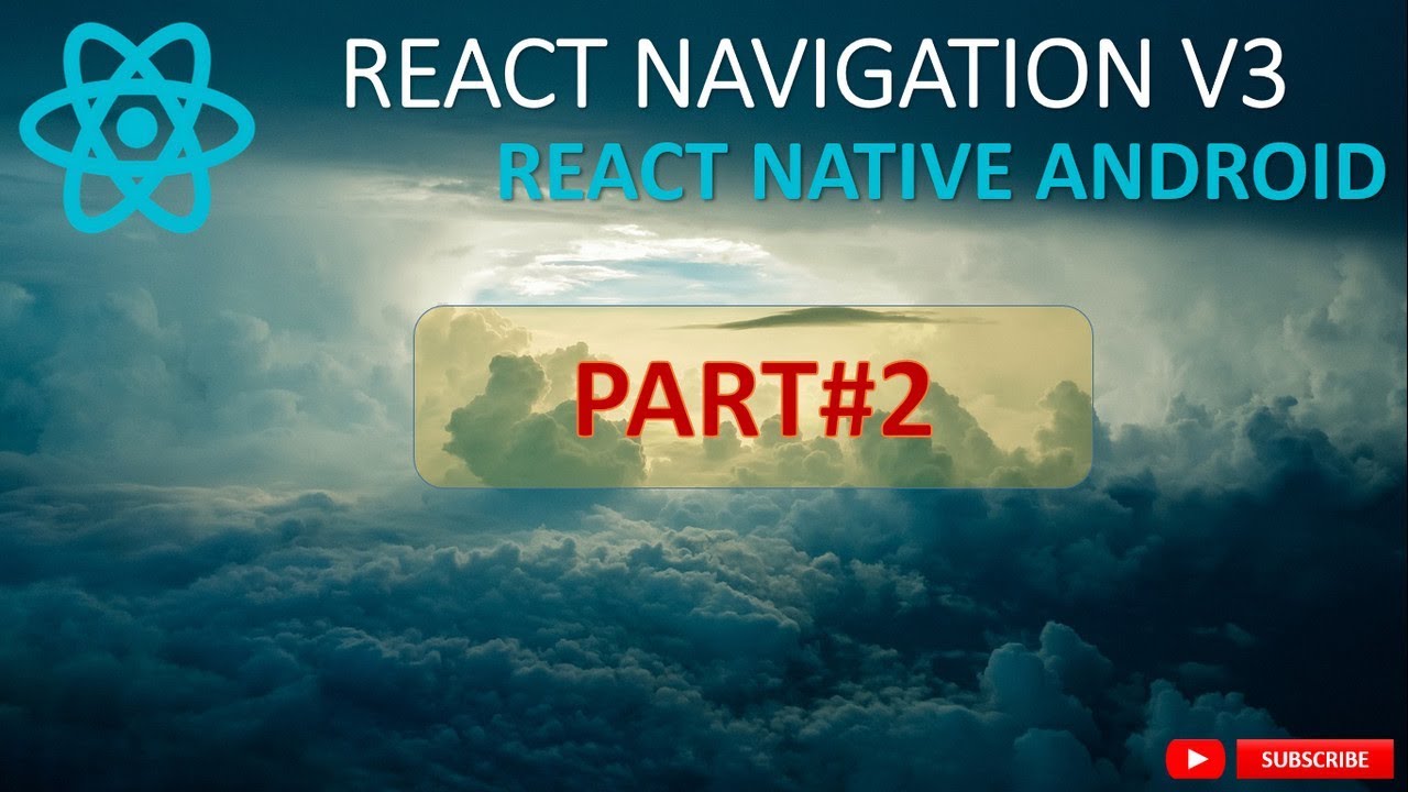 #2 React Native Navigation V3 | Bottom Tab Navigator - YouTube