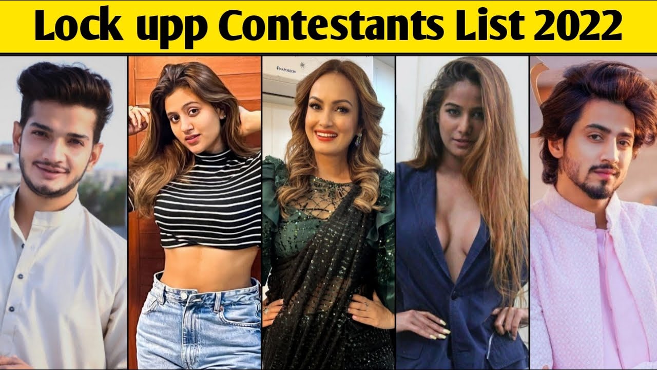 Lock upp Contestants List 2022 | Anjali Arora, Munawar Faruqui, Poonam Pandey, Kangana Ranaut