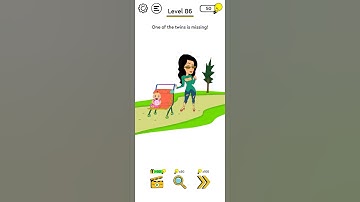 Braining Level 109 One of the twins is missing - Gameplay Solution Walkthrough