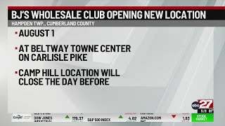 BJ’s Wholesale Club announces Cumberland County opening date