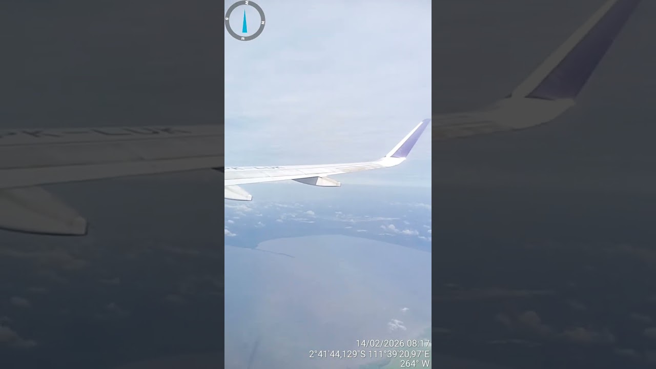 TAKE OFF & LANDING Batik Air ID6203 FLIGHT Pangkalanbun to Jkt