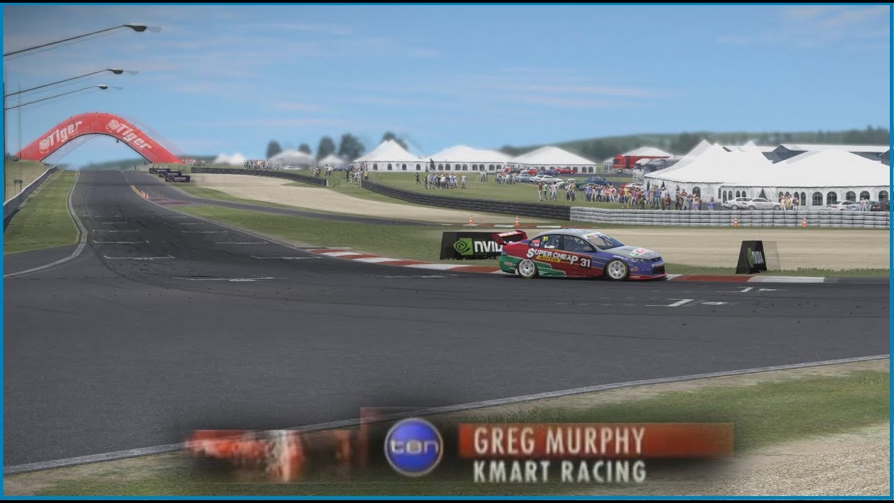 Project Cars Bathurst record lap Greg Murphy tribute V8 Supercars YouTube