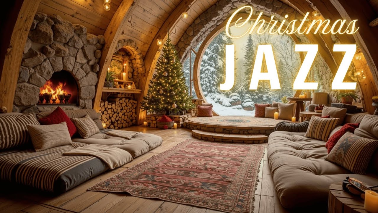 Cozy Christmas Jazz Piano ~ Tranquil Holiday Music for a Winter ...