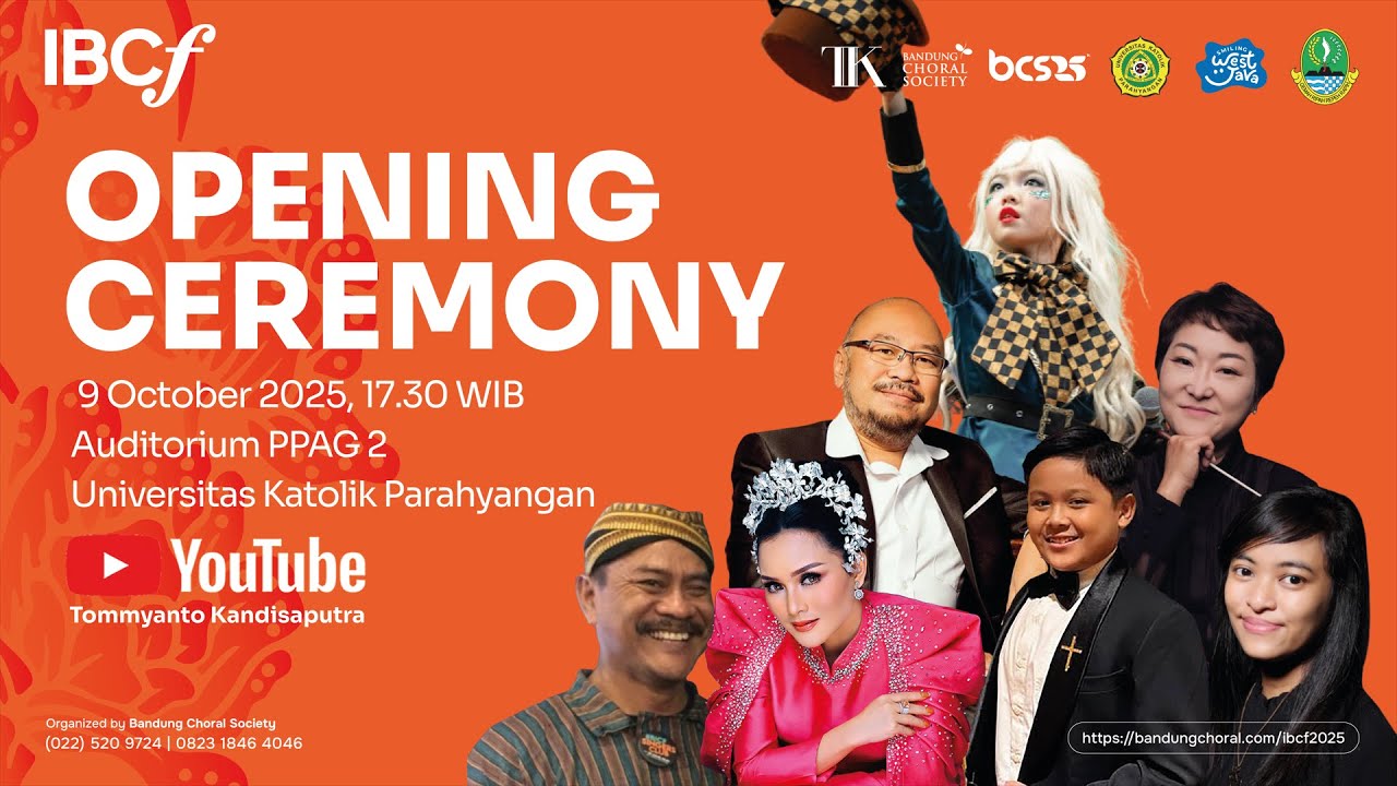 [LIVE STREAMING] Opening Ceremony of the 5th International Bandung Choral Festival 2025