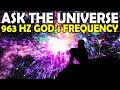 963 Hz ! Frequency Of Gods ! Asking The Universe For Success ! Law Of Attraction ! Sleep Meditation