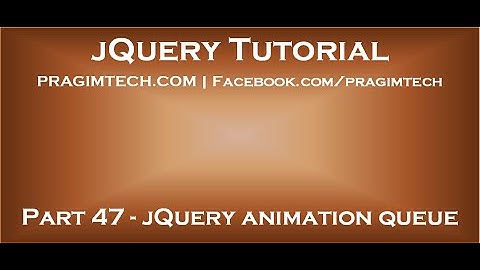 jquery animation queue