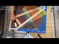 Abstract painting on canvas • easy and unique • John Beckley always inspires #colors