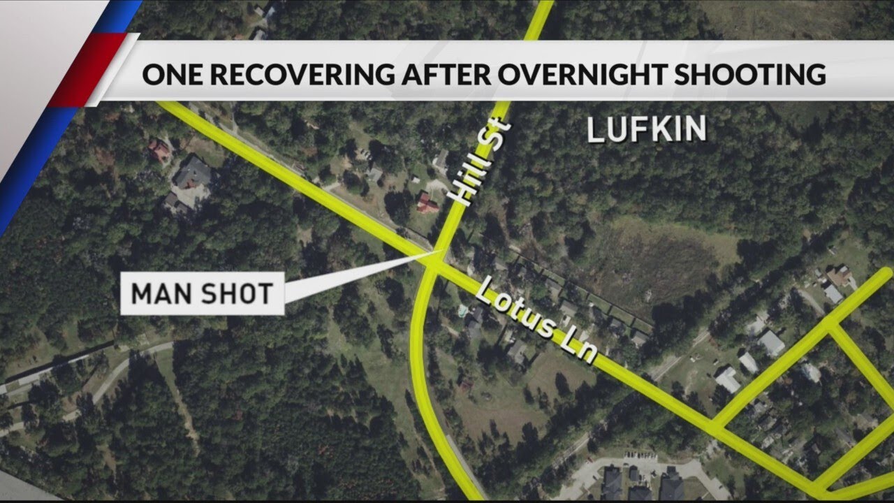 Man injured after shooting at Lufkin intersection