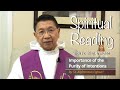 "IMPORTANCE OF THE PURITY OF INTENTIONS" Spiritual Reading with Fr. Bing Arellano