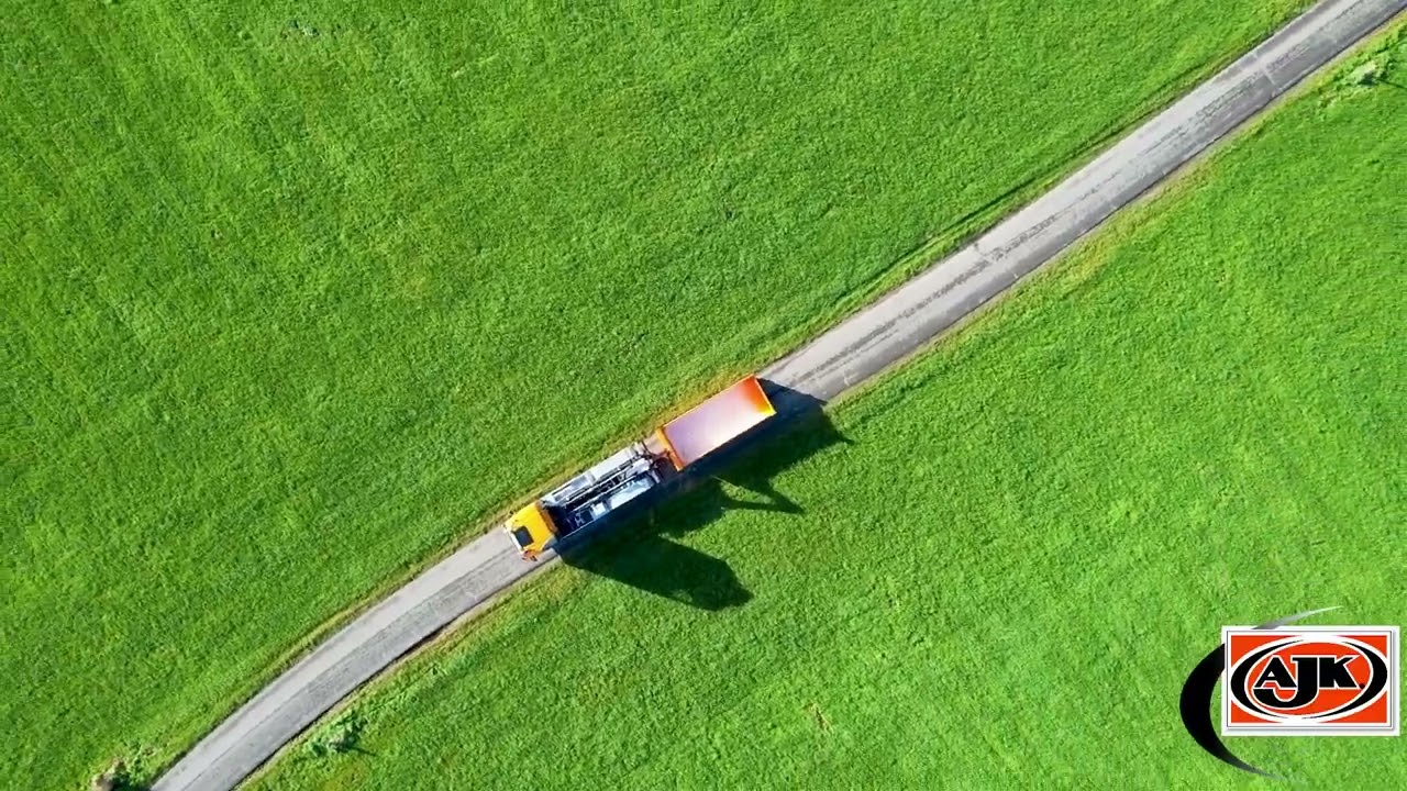 AJK container for stone rubble / AJK hookloader