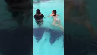 sara ali khan swimming pool masti