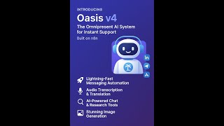 OASIS - AI Tools in Your Whatsapp, Telegram, LinkedIn (n8n, Unipile, Perplexity, SunoAPI, Leonardo)