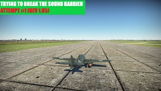 Trying to break the sound barrier with T5 jet (failed attempt) patch 1.85 devserver