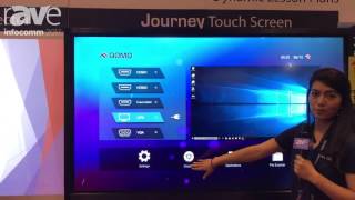 InfoComm 2017: Qomo Features Journey 13 Touch Screen